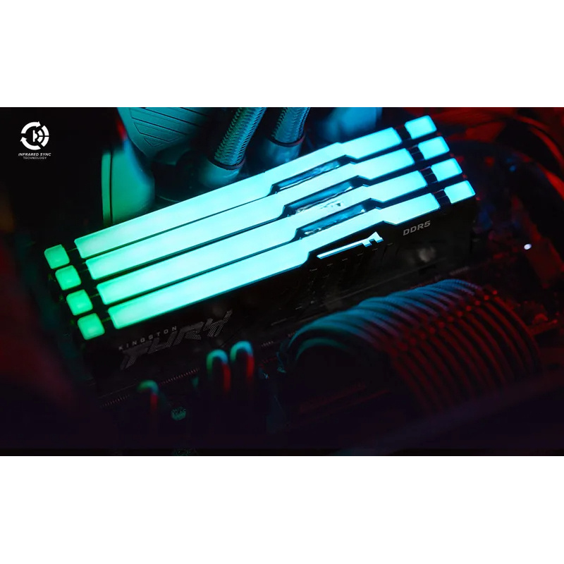 Kingston FURY White RGB 32G(2x - 64Gb Ddr5 6000Mhz Cl30 2X32Gb Desktop 评论和价格
